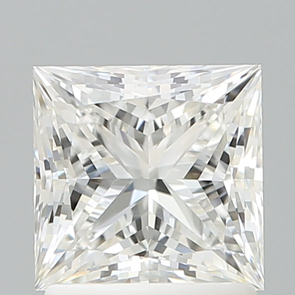 1.59 Carat Princess Shaped, Ideal Cut, E Color, VVS2 Clarity, IGI Certified Lab Grown Diamond