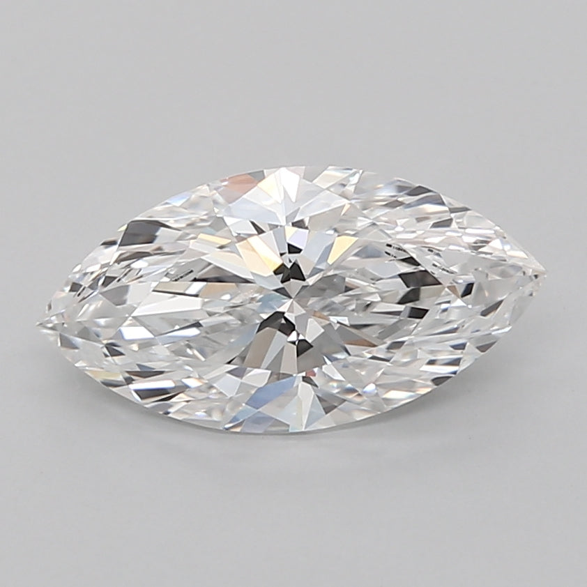 2.04 Carat Marquise Shaped, Ideal Cut, E Color, VVS2 Clarity, IGI Certified Lab Grown Diamond