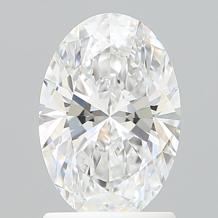 1.55 Carat Oval Shaped, Ideal Cut, D Color, VVS1 Clarity, IGI Certified Lab Grown Diamond
