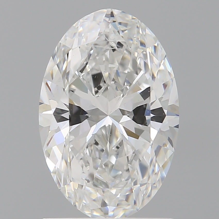 1.59 Carat Oval Shaped, Ideal Cut, E Color, VVS2 Clarity, IGI Certified Lab Grown Diamond