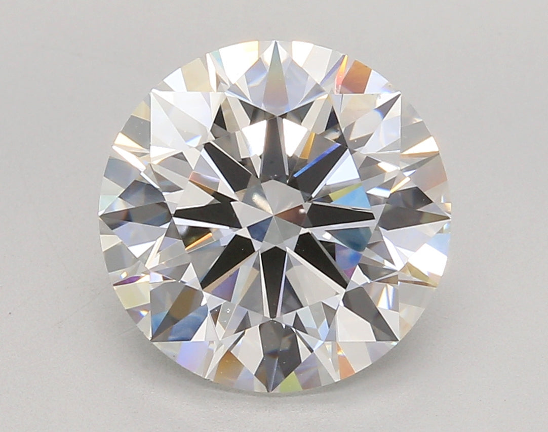 5.06 Carat Round Shaped, Ideal Cut, F Color, VS1 Clarity, IGI Certified Lab Grown Diamond
