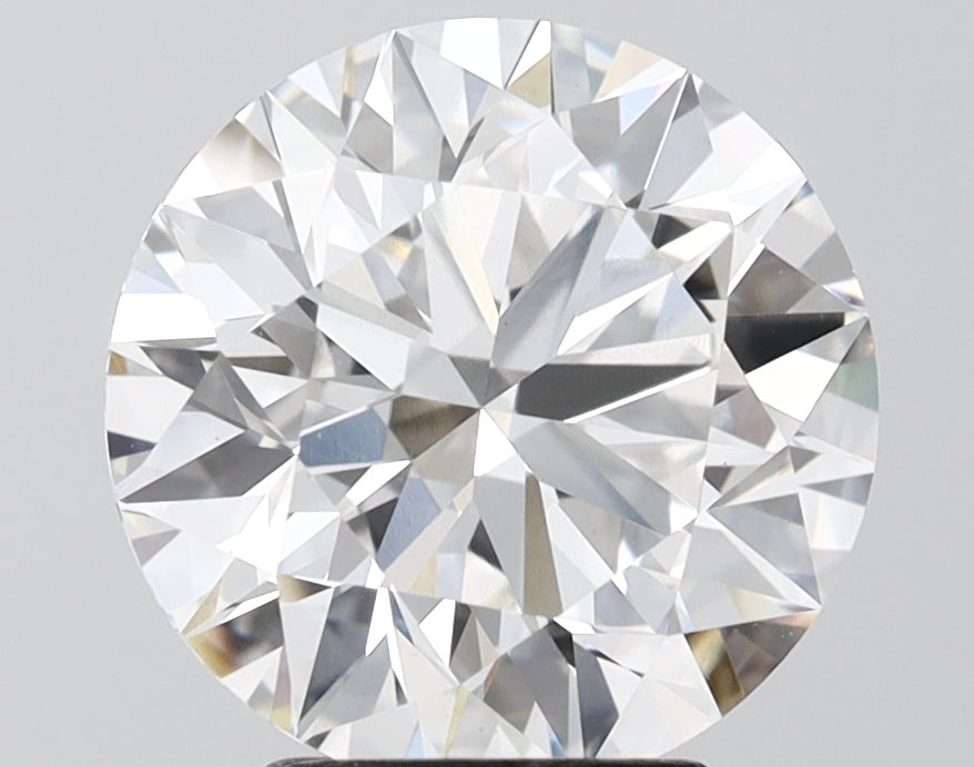 4.06 Carat Round Shaped, Ideal Cut, F Color, VS1 Clarity, IGI Certified Lab Grown Diamond