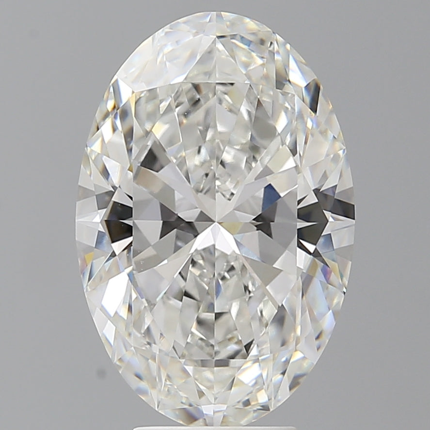6.08 Carat Oval Shaped, Ideal Cut, F Color, VVS2 Clarity, IGI Certified Lab Grown Diamond