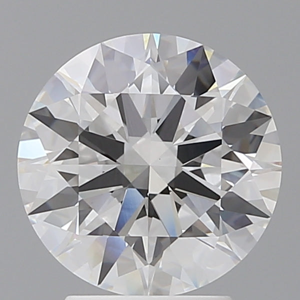 3.04 Carat Round Shaped, Ideal Cut, E Color, VVS2 Clarity, IGI Certified Lab Grown Diamond