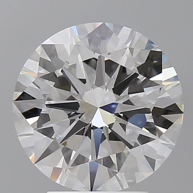 3.49 Carat Round Shaped, Excellent Cut, E Color, VS1 Clarity, IGI Certified Lab Grown Diamond