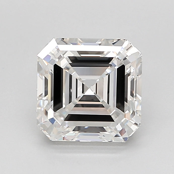 2.01 Carat Asscher Shaped, Excellent Cut, F Color, VVS2 Clarity, IGI Certified Lab Grown Diamond