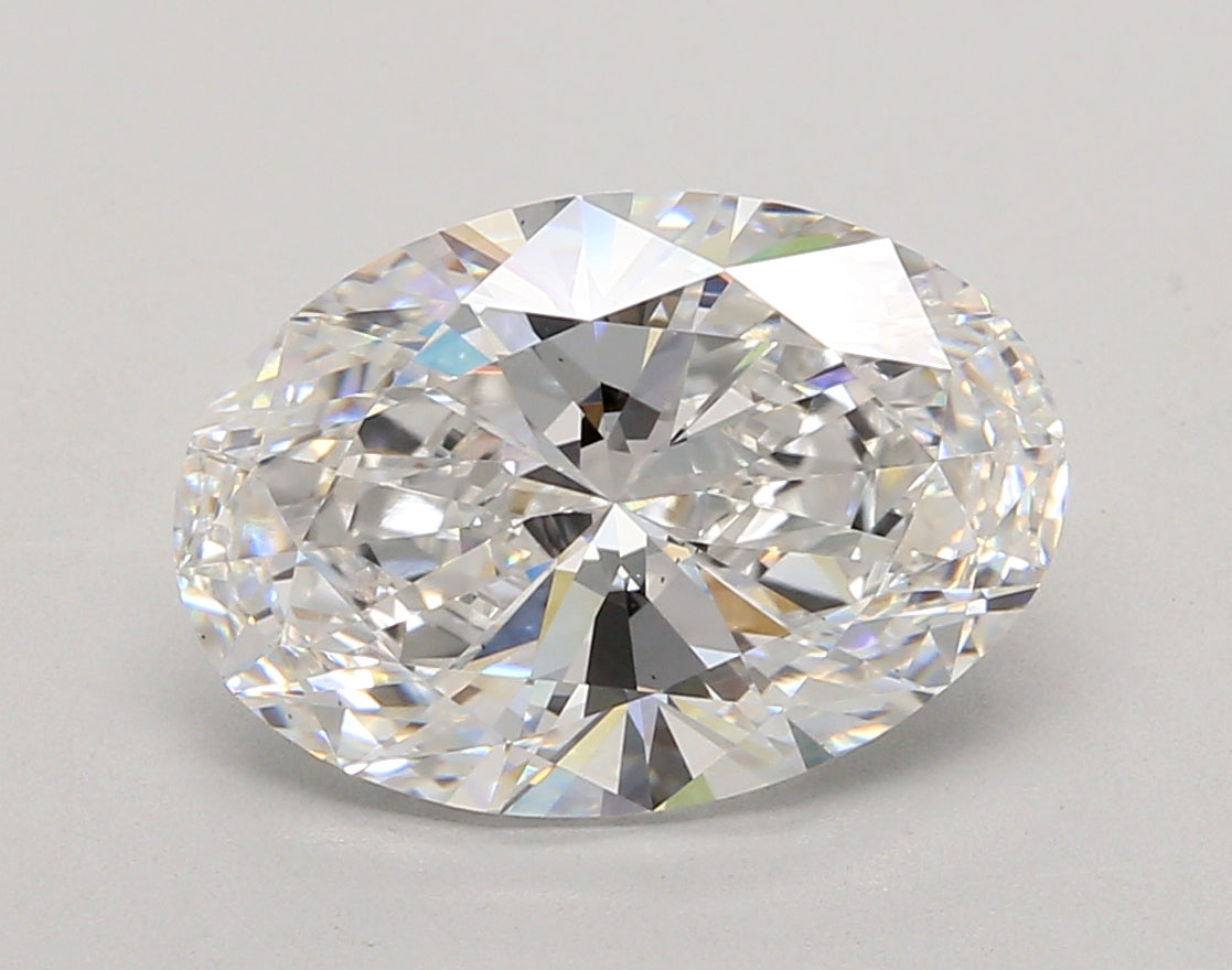 4.51 Carat Oval Shaped, Ideal Cut, E Color, VS2 Clarity, IGI Certified Lab Grown Diamond