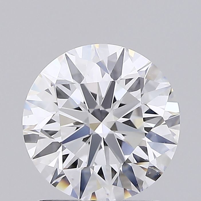 1.57 Carat Round Shaped, Ideal Cut, D Color, VVS2 Clarity, IGI Certified Lab Grown Diamond