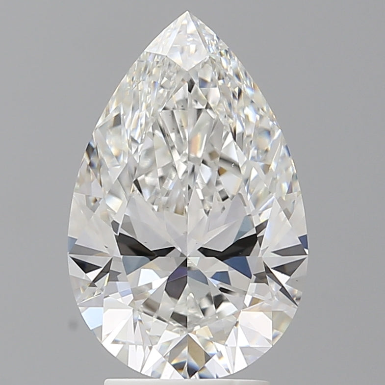 3.55 Carat Pear Shaped, Ideal Cut, E Color, VS1 Clarity, IGI Certified Lab Grown Diamond
