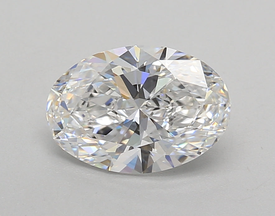 1.51 Carat Oval Shaped, Excellent Cut, D Color, VVS2 Clarity, IGI Certified Lab Grown Diamond
