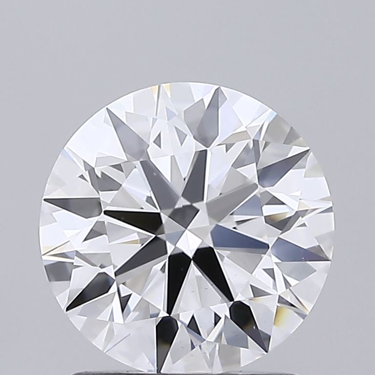 1.51 Carat Round Shaped, Ideal Cut, D Color, VS1 Clarity, IGI Certified Lab Grown Diamond
