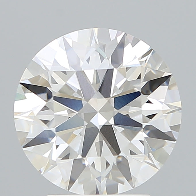3.28 Carat Round Shaped, Ideal Cut, F Color, VVS2 Clarity, IGI Certified Lab Grown Diamond