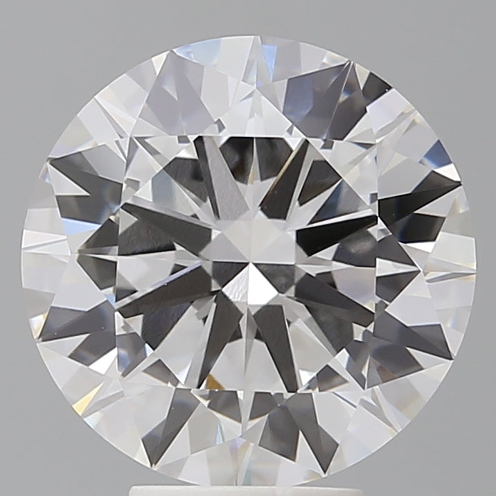 5.57 Carat Round Shaped, Excellent Cut, F Color, VVS2 Clarity, IGI Certified Lab Grown Diamond