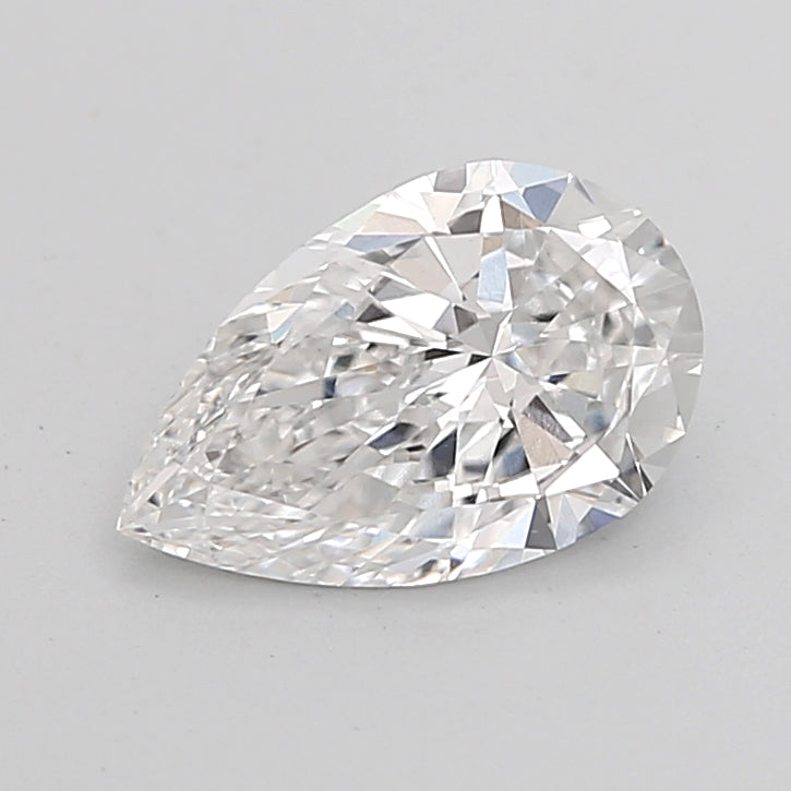1.50 Carat Pear Shaped, Very Good Cut, D Color, VVS2 Clarity, IGI Certified Lab Grown Diamond
