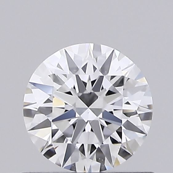 0.53 Carat Round Shaped, Ideal Cut, D Color, VVS2 Clarity, IGI Certified Lab Grown Diamond