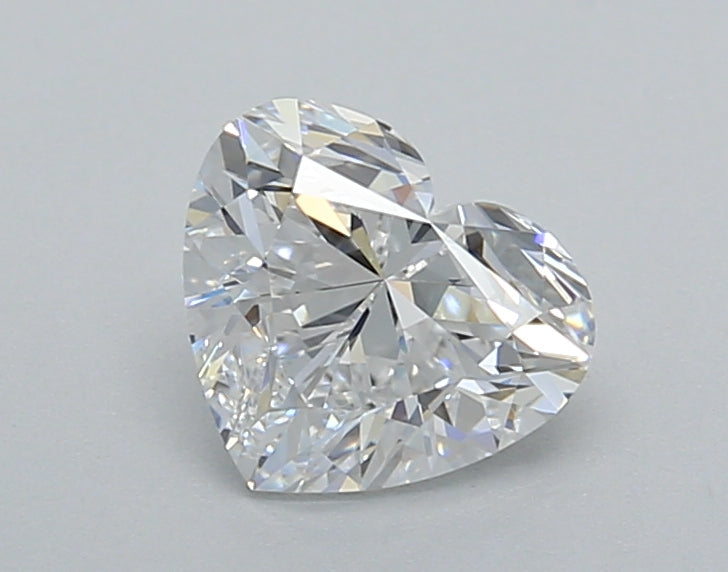 1.01 Carat Heart Shaped, Very Good Cut, D Color, VVS1 Clarity, IGI Certified Lab Grown Diamond