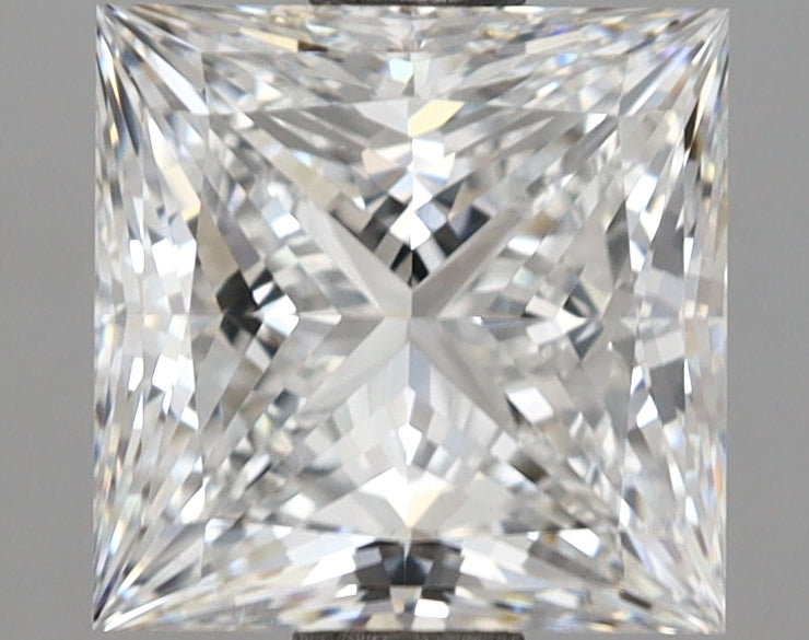 2.03 Carat Princess Shaped, Ideal Cut, D Color, VS1 Clarity, IGI Certified Lab Grown Diamond