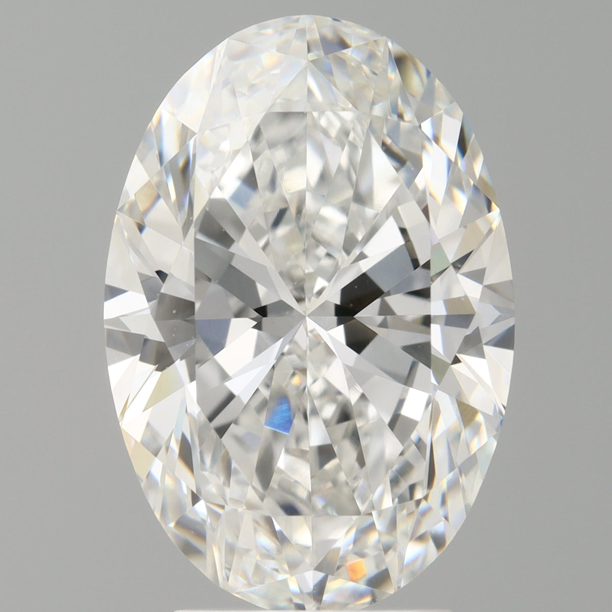 4.00 Carat Oval Shaped, Ideal Cut, E Color, VVS2 Clarity, IGI Certified Lab Grown Diamond
