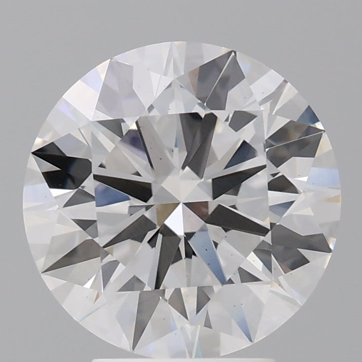 4.07 Carat Round Shaped, Ideal Cut, E Color, VS2 Clarity, IGI Certified Lab Grown Diamond