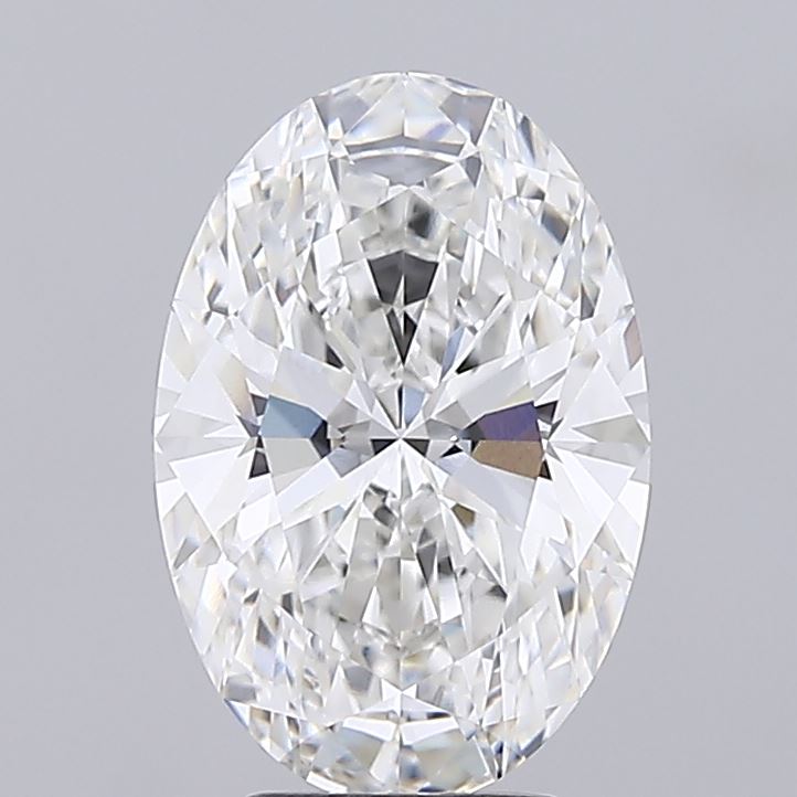 4.05 Carat Oval Shaped, Ideal Cut, F Color, VVS1 Clarity, IGI Certified Lab Grown Diamond