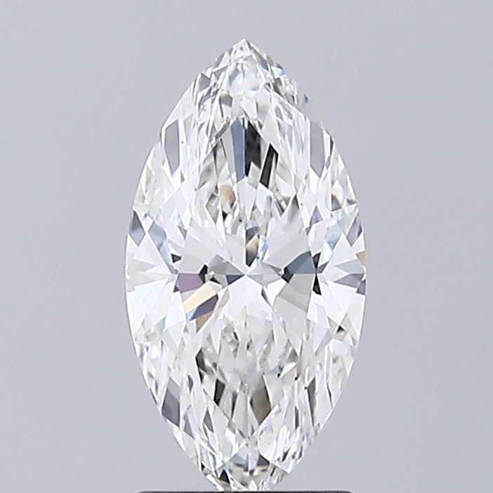 1.57 Carat Marquise Shaped, Ideal Cut, E Color, VS1 Clarity, IGI Certified Lab Grown Diamond