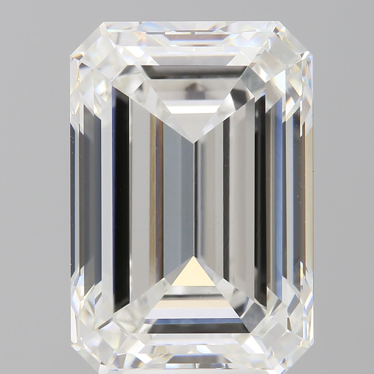 8.54 Carat Emerald Shaped, Ideal Cut, F Color, VVS2 Clarity, IGI Certified Lab Grown Diamond