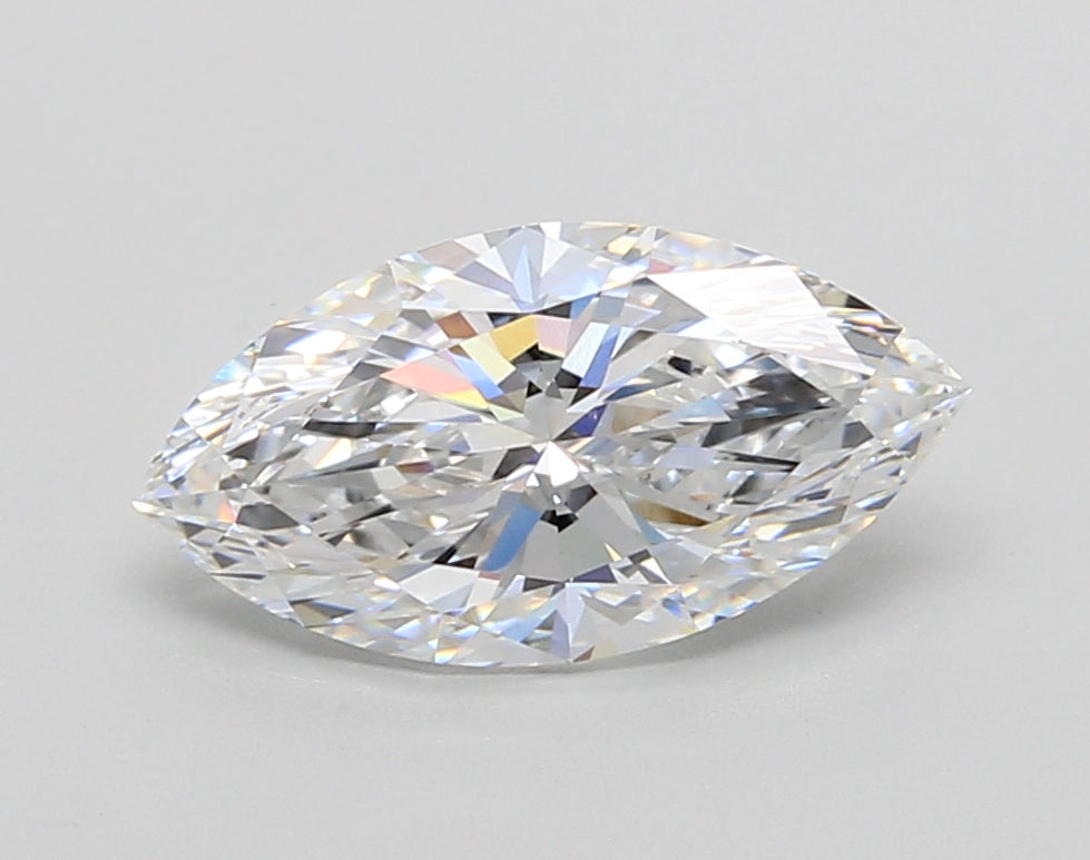 2.05 Carat Marquise Shaped, Ideal Cut, E Color, VVS1 Clarity, IGI Certified Lab Grown Diamond