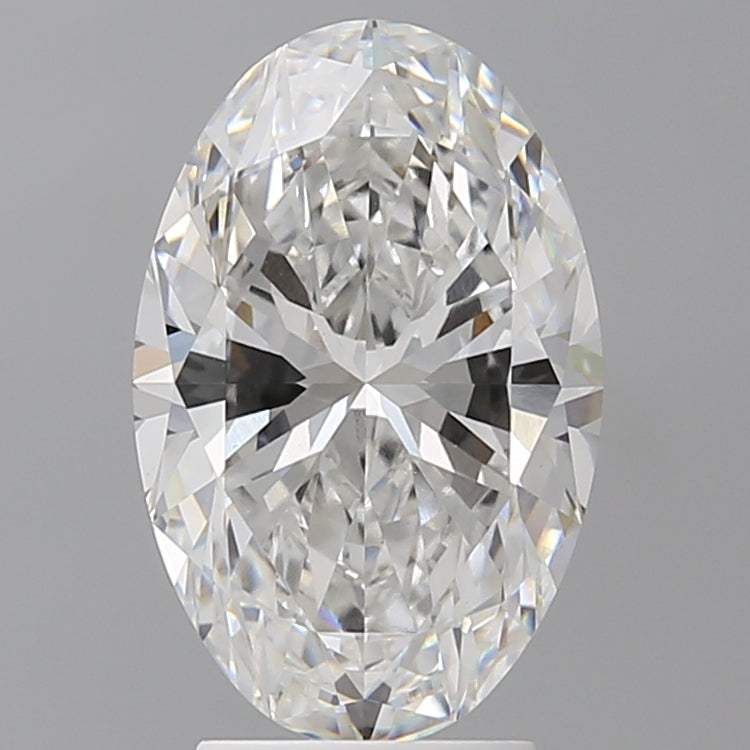 3.53 Carat Oval Shaped, Ideal Cut, E Color, VVS2 Clarity, IGI Certified Lab Grown Diamond