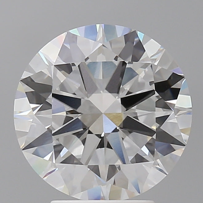 4.01 Carat Round Shaped, Excellent Cut, E Color, VVS2 Clarity, IGI Certified Lab Grown Diamond