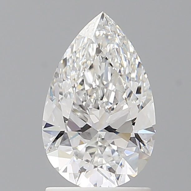 1.55 Carat Pear Shaped, Ideal Cut, E Color, VVS2 Clarity, IGI Certified Lab Grown Diamond