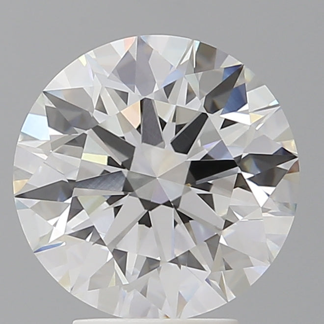 4.10 Carat Round Shaped, Ideal Cut, E Color, VVS2 Clarity, IGI Certified Lab Grown Diamond