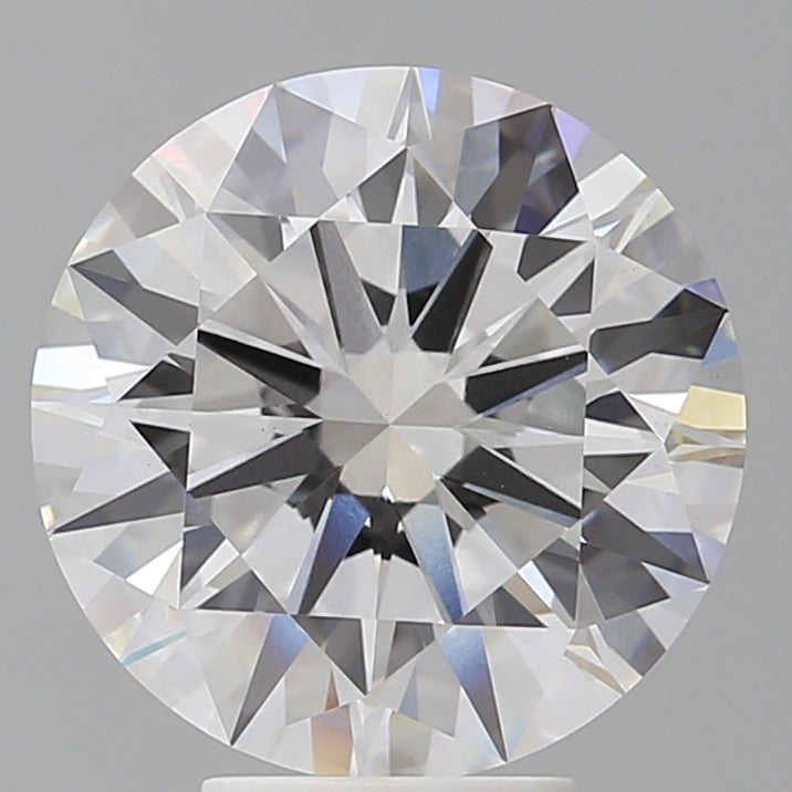 5.55 Carat Round Shaped, Ideal Cut, E Color, VVS2 Clarity, IGI Certified Lab Grown Diamond