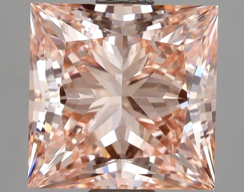 2.69 Carat Princess Shaped, Ideal Cut, VVS2 Clarity, IGI Certified Lab Grown Diamond