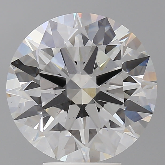 5.54 Carat Round Shaped, Ideal Cut, E Color, VS2 Clarity, IGI Certified Lab Grown Diamond