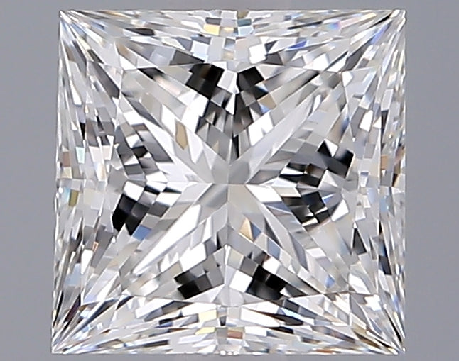 2.01 Carat Princess Shaped, Ideal Cut, E Color, VVS1 Clarity, IGI Certified Lab Grown Diamond