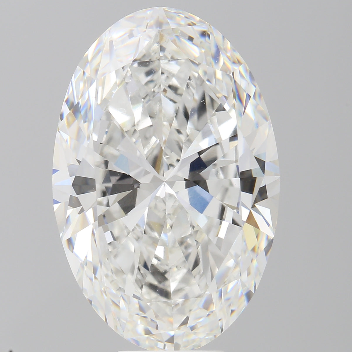 11.54 Carat Oval Shaped, Excellent Cut, F Color, VVS2 Clarity, IGI Certified Lab Grown Diamond
