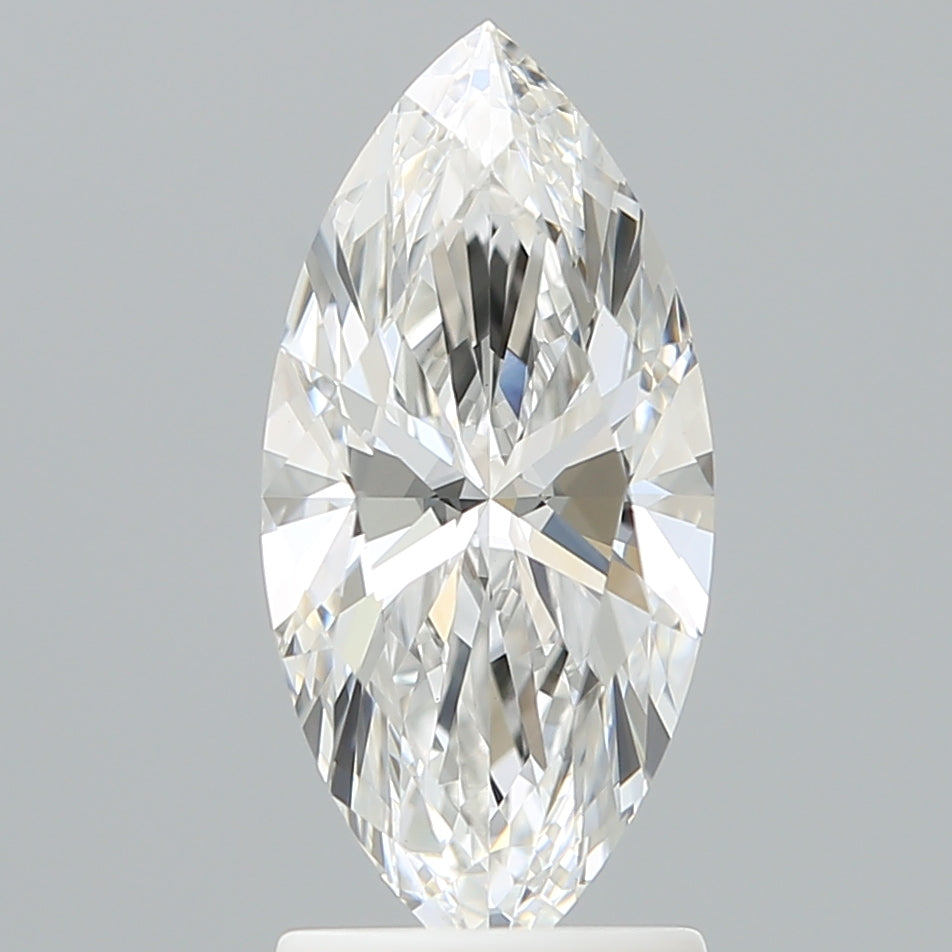 1.82 Carat Marquise Shaped, Ideal Cut, E Color, VVS2 Clarity, IGI Certified Lab Grown Diamond