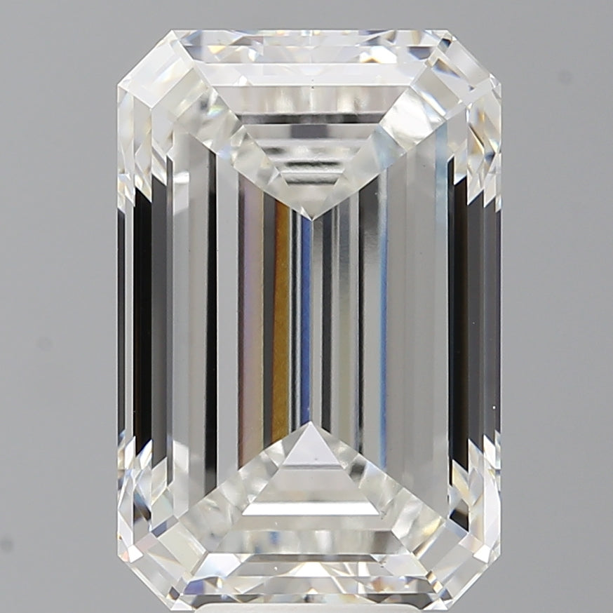 8.99 Carat Emerald Shaped, Very Good Cut, F Color, VS1 Clarity, IGI Certified Lab Grown Diamond