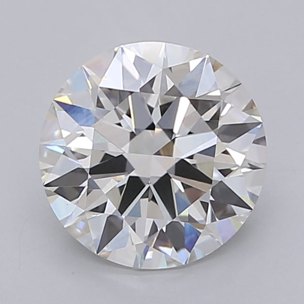 2.04 Carat Round Shaped, Ideal Cut, F Color, VVS2 Clarity, IGI Certified Lab Grown Diamond