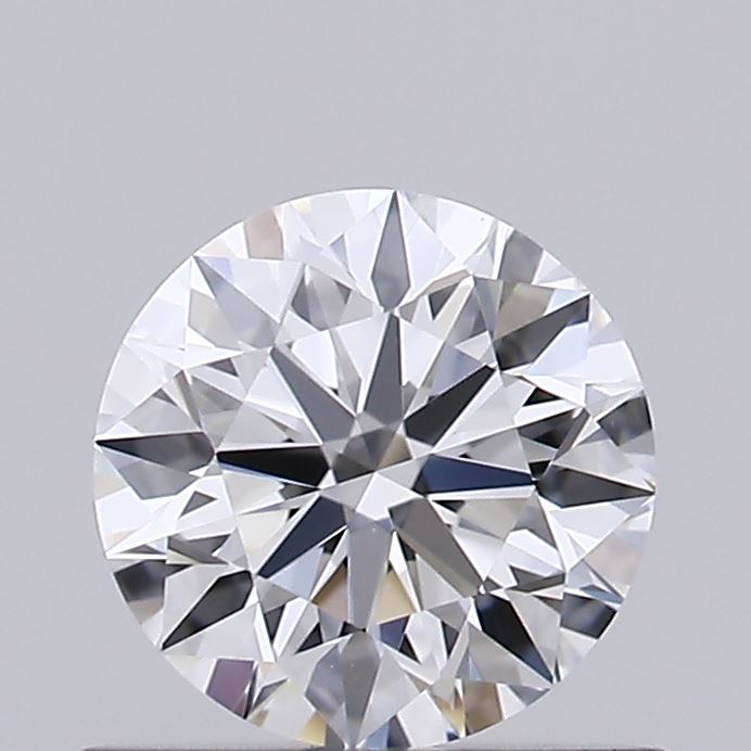 0.53 Carat Round Shaped, Ideal Cut, D Color, VVS2 Clarity, IGI Certified Lab Grown Diamond