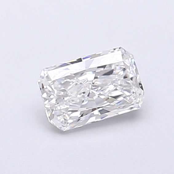 0.49 Carat Radiant Shaped, Very Good Cut, D Color, VVS1 Clarity, IGI Certified Lab Grown Diamond