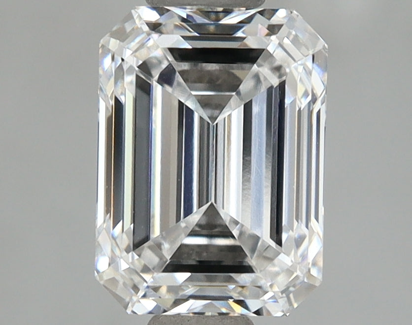 1.91 Carat Emerald Shaped, Ideal Cut, D Color, IF Clarity, IGI Certified Lab Grown Diamond