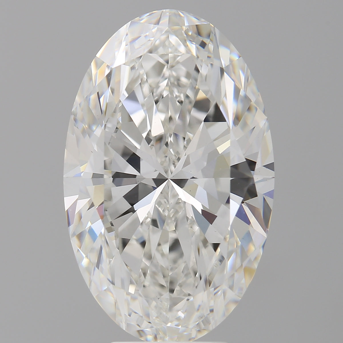 7.50 Carat Oval Shaped, Ideal Cut, F Color, VVS2 Clarity, IGI Certified Lab Grown Diamond