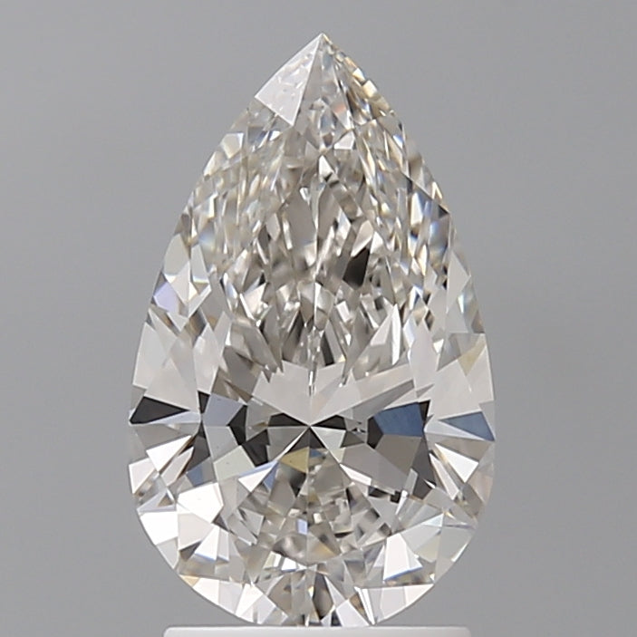 2.09 Carat Pear Shaped, Ideal Cut, G Color, VVS2 Clarity, IGI Certified Lab Grown Diamond