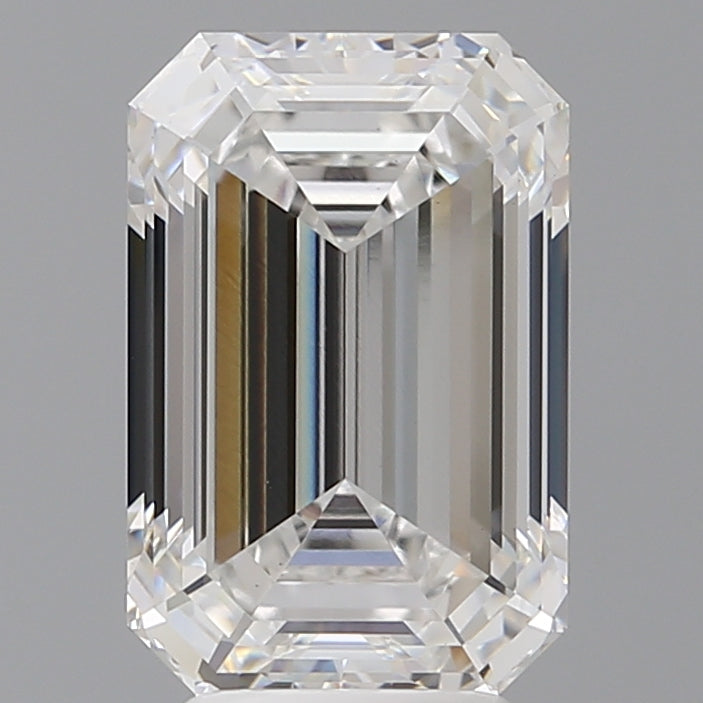 4.58 Carat Emerald Shaped, Ideal Cut, E Color, VS1 Clarity, IGI Certified Lab Grown Diamond