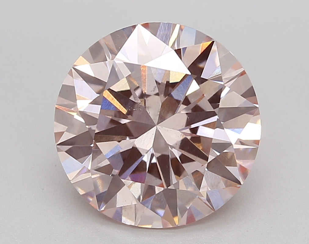 4.00 Carat Round Shaped, Excellent Cut, VS2 Clarity, IGI Certified Lab Grown Diamond