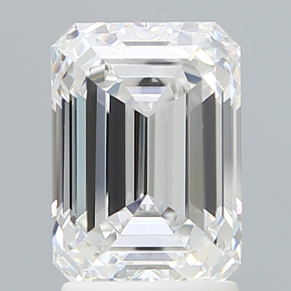 2.43 Carat Emerald Shaped, Ideal Cut, E Color, VS1 Clarity, IGI Certified Lab Grown Diamond