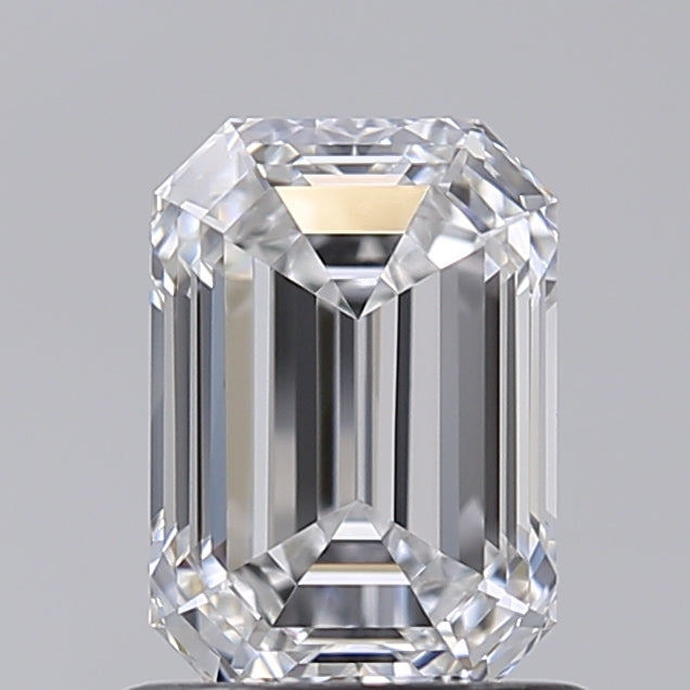 1.00 Carat Emerald Shaped, Excellent Cut, D Color, VVS1 Clarity, IGI Certified Lab Grown Diamond