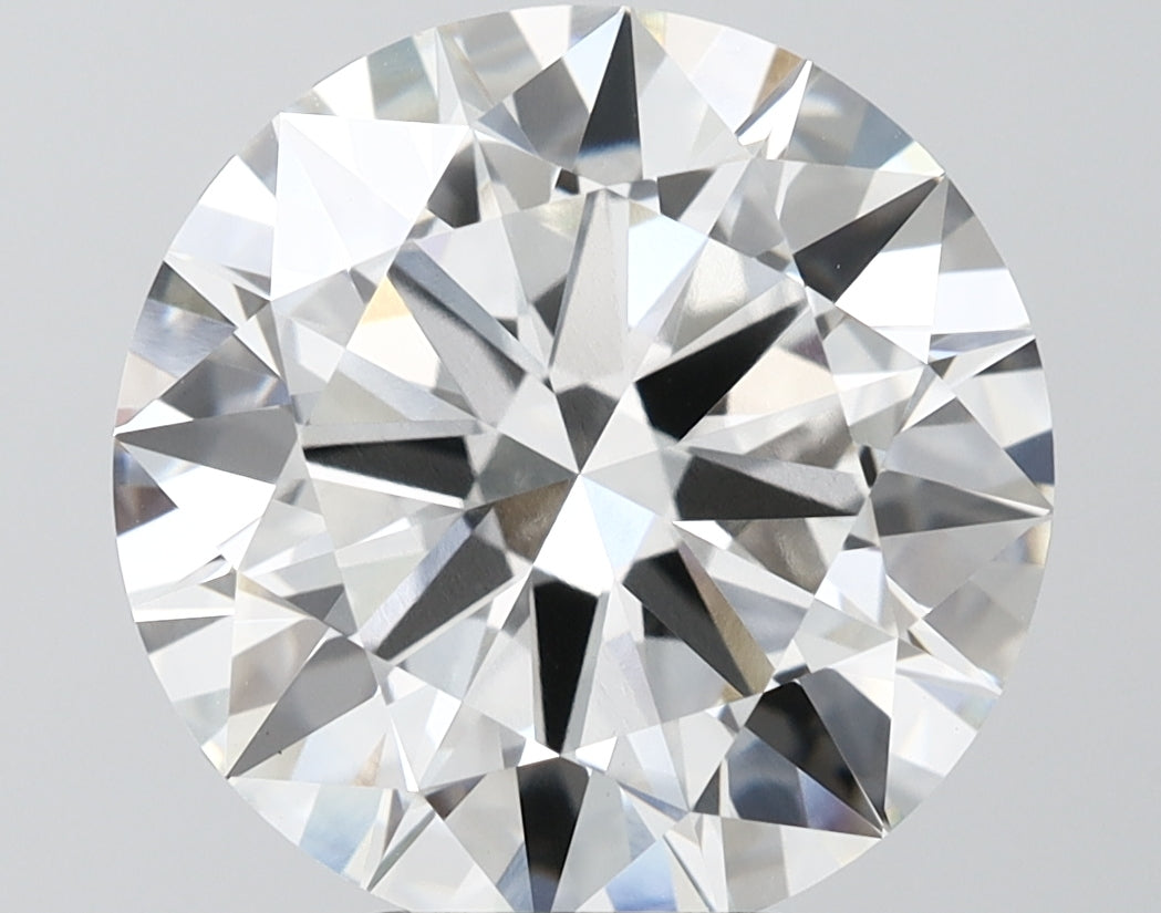 7.05 Carat Round Shaped, Excellent Cut, G Color, VVS2 Clarity, IGI Certified Lab Grown Diamond