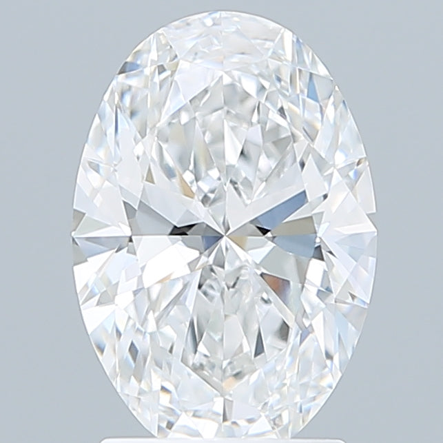 2.21 Carat Oval Shaped, Ideal Cut, D Color, VVS2 Clarity, IGI Certified Lab Grown Diamond